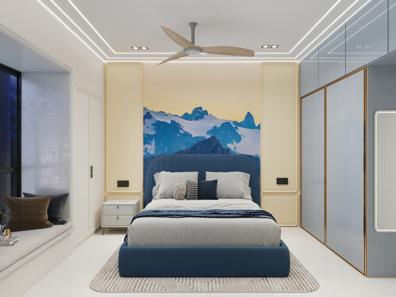 Modern Serenity Bedroom for Nirav – Pune